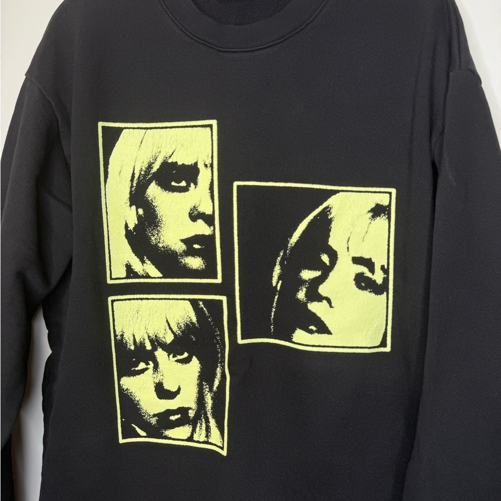 Billie Eilish Happier Than Ever 2022 World Tour Merch Crew Neck - Picture 4 of 9